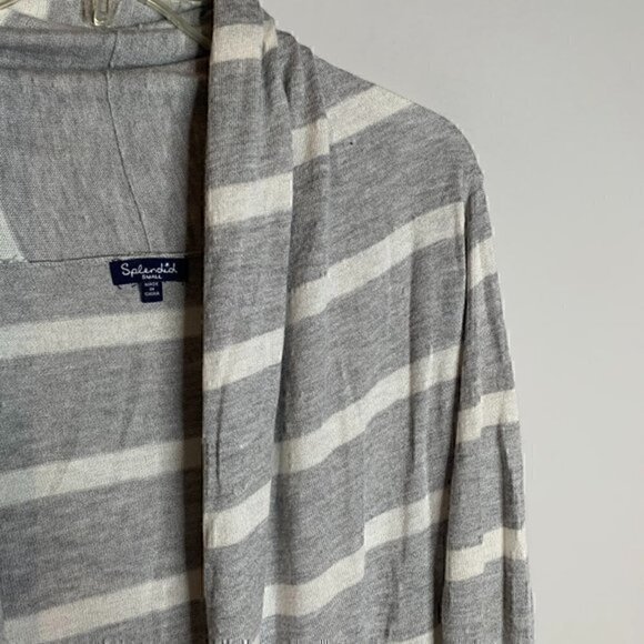Splendid cashmere blend striped open cardigan - Picture 2 of 4